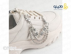 تصویر آویز بند کفش زنانه سه لاین طرح جمجمه دزدان دریایی 20159 