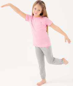 تصویر ست پیژامه و لباس خواب دخترانه یو اس پلو اورجینال دخترانه صورتی U.S. Polo Assn. US1449-C 