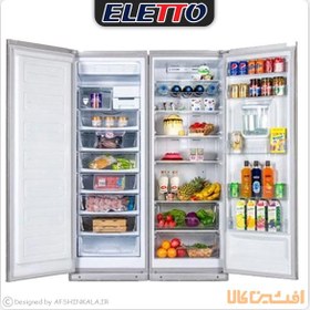 تصویر یخچال فریزر دو قلو 20 فوت التتو مدل NR6020-NF6020 Eletto NR6020-NF6020 ice refrigerator and freezer