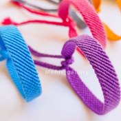 تصویر دستبند دوستی پسرانه تک رنگ مشکی 