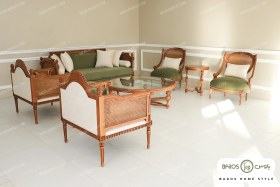 تصویر مبل کلاسیک جدید کاجی کد ۲ 