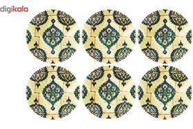 تصویر زیر لیوانی کد C2-42017 بسته 6 عددی 