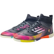 تصویر کفش فوتسال آدیداس مدل 3KHAT ساقدار فسفری 