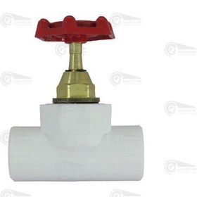 تصویر شیر فلکه کامل تک لایه آذین پایپ 