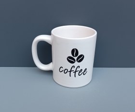 تصویر ماگ طرح coffee مدل استوانه ای بلند