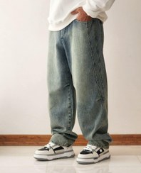 تصویر شلوار بگ بالنی جین کد 2421 