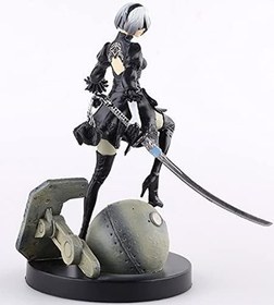 تصویر خرید از آمازون - Eamily Movable 15cm جدید بازی PS4 انیمه فیگور NieR Automata YoRHa شماره 2 نوع B 2B حالت ایستاده کارتون دختر زیبا اسباب بازی پی وی سی اکشن فیگور 