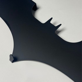 تصویر آویز لباس بزرگ مشکی bat-hook 