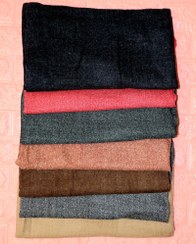 تصویر شال کنفی پاییزه وارداتی - آبی کاربنی 