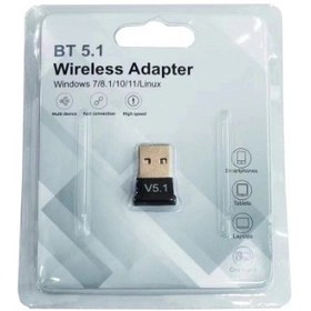 تصویر دانگل بلوتوث مدل ve-5.1 Wireless Adapter BT 5.1