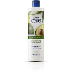 تصویر لوسیون بدن 48 ساعته آووکادو آون مدل replenishing body lotion 48-hour avocado body lotion Avon model replenishing body lotion