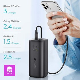 تصویر پاوربانک راوپاور مدل RP-PB208 ظرفیت 20000 میلی آمپر ساعت RAVPower RP-PB208 20000mAh 4-Port Power Bank