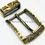 تصویر سگک کمربند پل دار طرح ARMANI سایز 3.5 رنگ زردقلم 