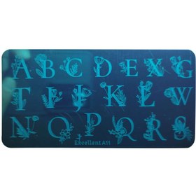 تصویر شابلون فلزی ناخن A11 