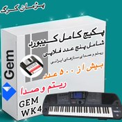 تصویر پکیج فلاپی ریتم و صدا ارگ جی ام wk4 GEM WK4