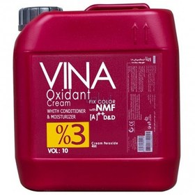 تصویر اکسیدان وینا 3 درصد نمره 0.5حجم 4 لیتر Vienna oxidant 3% score 0.5 volume 4 liters