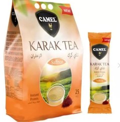 تصویر چای کرک زعفرانی کمل بسته ۲۵ عددی ساشه 