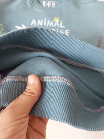 تصویر بلوز پسرانه طرح حیوانات 