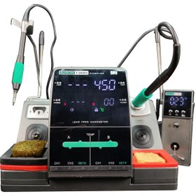 تصویر هویه دو قلو سوگون مدل Sugon T3602 ا Station Soldering Iron Station Soldering Iron