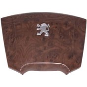 تصویر قاب وسط فرمان پژو جدید طرح چوب 