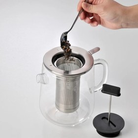 تصویر قوری وارمر دار دبلیو ام اف مدل WMF Tea pot with tea strainer SensiTea 