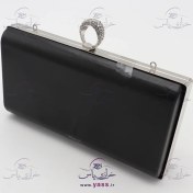 تصویر دهانه قابدار (کیف کلاچ) انگشتری نگین دار نقره ای 22 سانت 