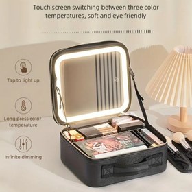 تصویر کیف میکاپ رینگ لایتی Ring Light makeup bag