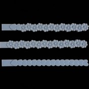 تصویر قالب طلقی شمع بابونه وقلب 