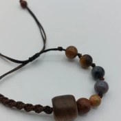 تصویر دستبند استوانه چوبی 