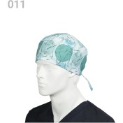 تصویر کلاه جراحی طرحدار مدل کلاسیک کد 011 