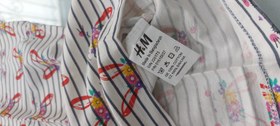 تصویر تیشرت نخ پنبه اچ اند ام اصلی قواره دار بنگلادشی T-shirt H&M