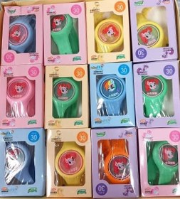 تصویر مچ بند دور کننده حشرات کد n64 - نارنجی Insect repellent wristband