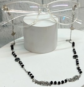 تصویر بند عینک استیل گنجشک سفید 