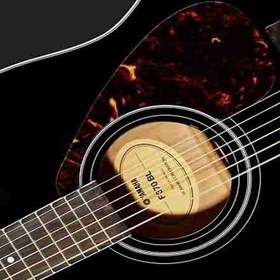 تصویر گیتار آکوستیک یاماها مدل F370 Yamaha F370 Black Acoustic Guitar