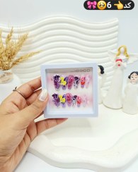 تصویر پک اختصاصی کامل ناخن مصنوعی طرح فانتری کیوت با چسپ ناخن دو طرفه (کیفیت تضمینی ) - 6 