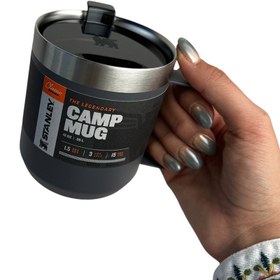 تصویر ماگ استنلی درب دار 350 میل CAMP MUG 