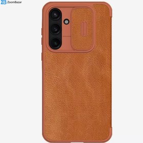 تصویر کیف چرمی نیلکین QIN Pro مناسب برای سامسونگ Galaxy A35 Samsung Galaxy A35 QIN Pro Leather Case