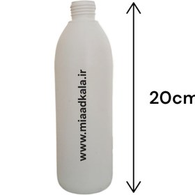 تصویر ظرف اسپری محلول پاش نیم لیتری سفید بسته ۱۵۰ عددی بطری پلی اتیلن موشکی (هرعدد ۱۷هزار تومان) 