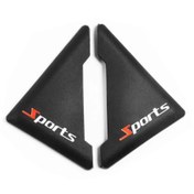 تصویر ضربه گیر ژله ای لبه درب خودرو مثلثی شبرنگ بسته ۲ عددی 