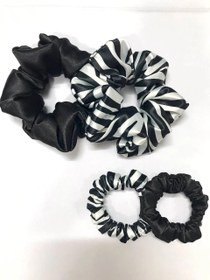 تصویر ست ساتن طرح زبرا 