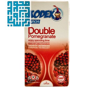 تصویر کاندوم کدکس مدل Double Pomegranate بسته 12 عددی بهداشت جنسی