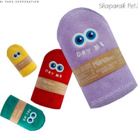 تصویر حوله حمام سگ و گربه نیناپت 