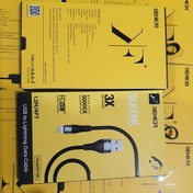 تصویر کابل تبدیل یو اس بی به لایتینگ کی اف سینیور(- usb ip-66 to lighting data cable kfsenior) 