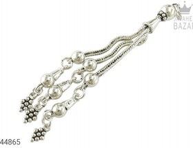 تصویر کرکوش نقره سه رشته ای کد 44865 