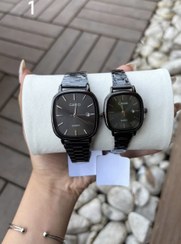 تصویر ست ساعت کاسیو مدل OldMoney فول بلک با تقویم فعال 