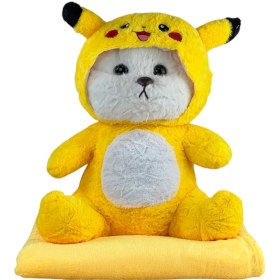 تصویر خرس پیکاچو پتودار 