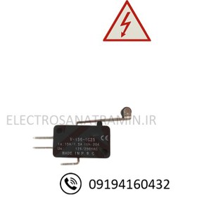 تصویر میکروسوئیچ سه فیش چینی V-156-1C25 V-151-1C25) ،(V-152-1C25) ،(V-153-1C25) ،(V-155-1C25) ،(V-156-1C25))