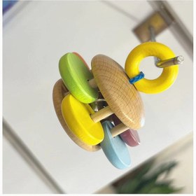 تصویر جغجغه چوبی Wooden rattle