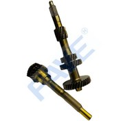 تصویر شفت دنده زیر و کلاچ نیسان دیزل 