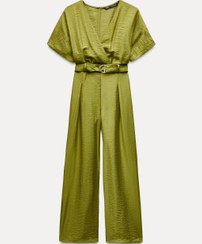 تصویر اورال BELTED WIDE-LEG JUMPSUIT برند زارا 